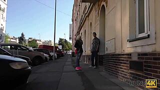 Hunt4k. Guy Cashes In As Blonde GF Fucks Mature Czech Neighbor For Hidden Cash Sex