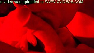 Blindfolded short hair BBW milf gives slow deepthroat blowjob up close in POV homemade