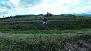 julia north pisses and squirts everywhere on our wild 1000km road trip public toilet chaos