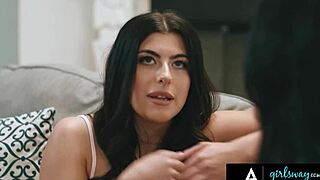 ritchie blue sabotages jennifer whites house sale with sneaky pussy licking facesit