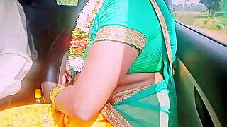 desi housewife risks it all seducing stranger in car with telugu dirty talk and wild indian fucking