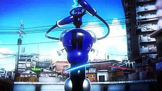 street fighter cammy's ass inflates with air in epic belly-busting fight scene