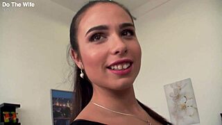 Slut wife begs black cock pounding as cuck hubby films close