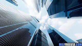 milf secretary gets fucked by traders at the office