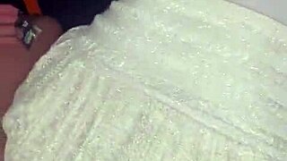 the insatiable redhead wife craves old cock through gloryhole in cuckold frenzy