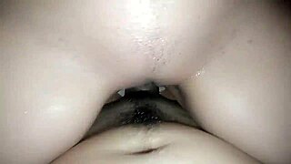 Old Blonde Mommy in Lingerie and Stockings Rides Huge Cock Doggystyle Until Massive Squirting Orgasm