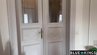 We Hire Blonde Stripper She Gets Us Horny Ends In Rough Dp Fucking