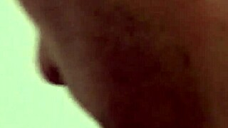 Brunette milf rides young cock hard then pulls it out