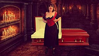 granny vampyra gets licked then dicked hard