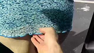 Jewelz blu, your wet pussy and big ass look wild teasing outdoors in lingerie - handjob me now