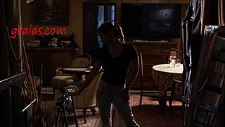 Skinny Indian Slave Tied Whipped by Kinky Intruder