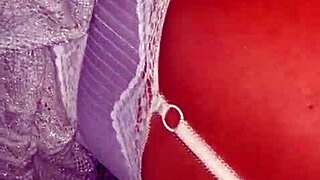 the insatiable redhead wife craves old cock through gloryhole in cuckold frenzy