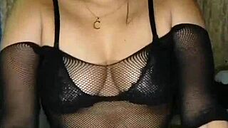 stepbro listens quietly while i finger my wet pussy next door