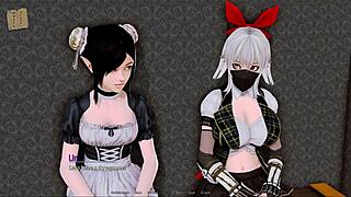 In harem hotel 66, things heat up with playful games turning into steamy hotel room encounters.