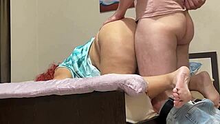 Stepmom delivers nice blowjob then takes cock in big ass