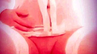 having some hot wet fun with pee... lucy lake soaks her stockings in garter belt ecstasy