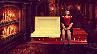 granny vampyra gets licked then dicked hard