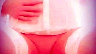 having some hot wet fun with pee... lucy lake soaks her stockings in garter belt ecstasy