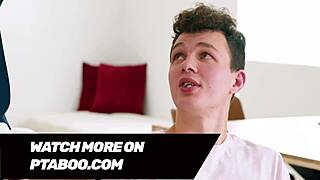 oh man stepmom's flight attendant roleplay with stepson got outta hand quick