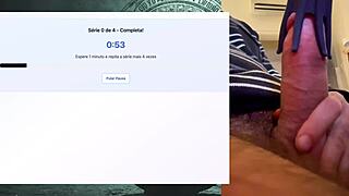 powerful 19cm fat cock endures intense workout session without cumming