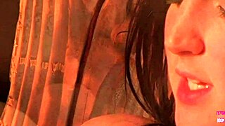 Think you can handle this bound tattooed vixen in latex heels making your tight pussy cum from BDSM? 