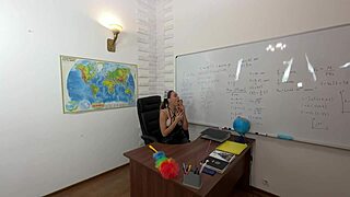 i couldn't resist following that petite cleaning lady after class