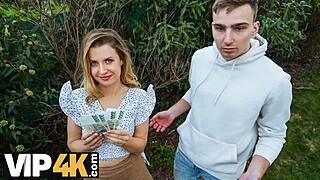 i pickd up shy czech babe outdoor old guy watchin stockings