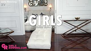 Skinny teen Lili Charmelle rims Selva Lapiedra in hot MFF with ass licking anal fingering ball sucking 😈🍑💦.