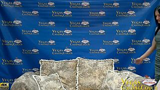 Lexy Blaze's thin ass pounded deep in POV throat doggy bound orgasm