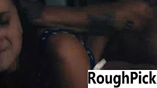 you see this babe picked up rough outdoors in public everyone watching