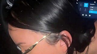 Young Asian Teen Cums Hard Fucking App Driver's Big Cock