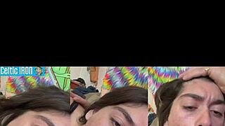 Aubry Babcock Sloppy Deepthroat Blowjob Girlfriend Sofa Experience Vol 50