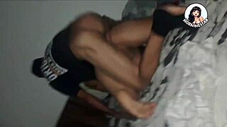 Wife takes hard doggystyle pounding early morning cuckold style