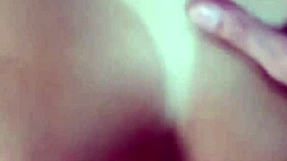 husband plugs ass while fucking pussy then anal creampie fill