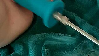 Sex Machine Pounds Solo Slut to Orgasmic Ecstasy!