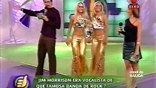 Ronaldinhas strip super positive ripping clothes off Brazilian style!