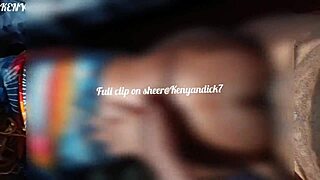 wanna see this african couple bend over for hardcore doggystyle on sheer homemade video?