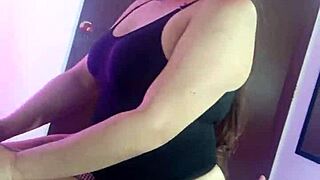 valery saenz rides me hard in stockings her tight milf pussy milks cum