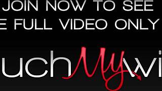 Watch my curvy wife submit to big dick stripper's rough garage ravish and creampie.