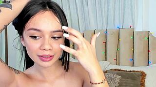 he grabs my hair forces deepthroat suck then blasts facial cumshot