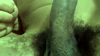 struggling to stroke monster cock hard post abs workout