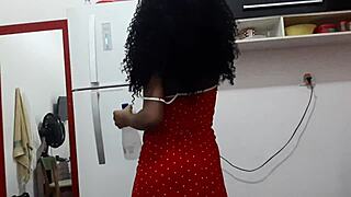 Petite Latina Maid Ditches Cleaning for Intense Creampie Cumshot Fill