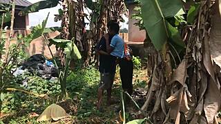 skinny slut begs for big black cock instead of going to class doggystyle closeup on her tight pussy dripping wet