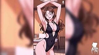 Huge Tits Lesbians Kiss and Soak Pussies in 3D Frenzy