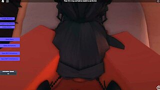 Her ponytail swings wildly during rough pounding with monster cock