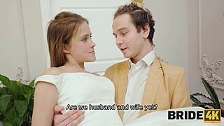 kinky russian bride calls homeland for wild wedding foursome twist