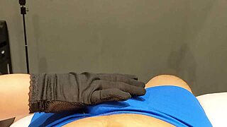 she slaps his cock instead of handjobbing it