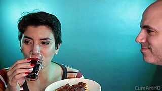 10 massive cumshots drench faces in cfnm fetish cumpilation