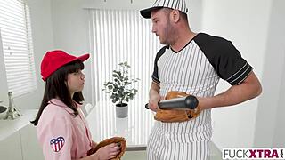 shy petite mochi mona teases deepthroat kissing those real balls hungrily 👅