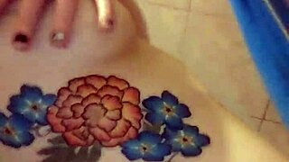 Wanna See This Blonde Milf Dildo Fuck Her Wet Tits And Ass In The Shower?